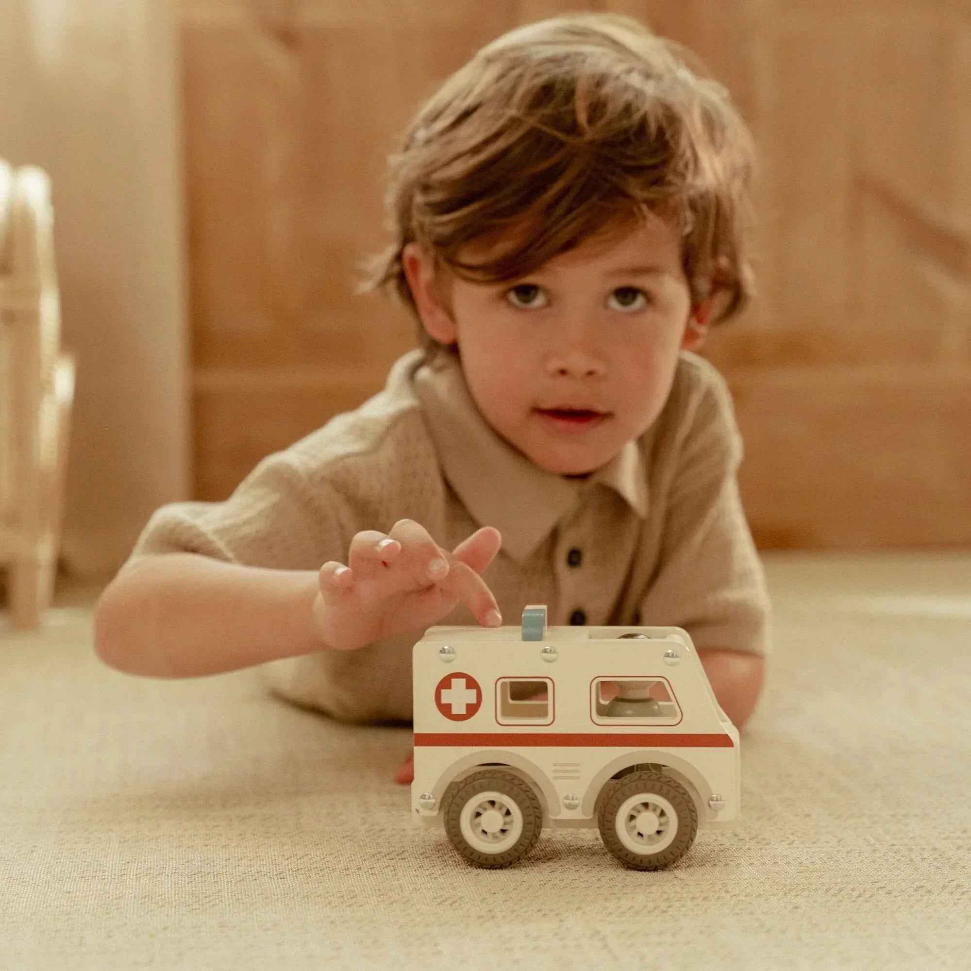 Little Dutch® Wooden Ambulance - Image 2