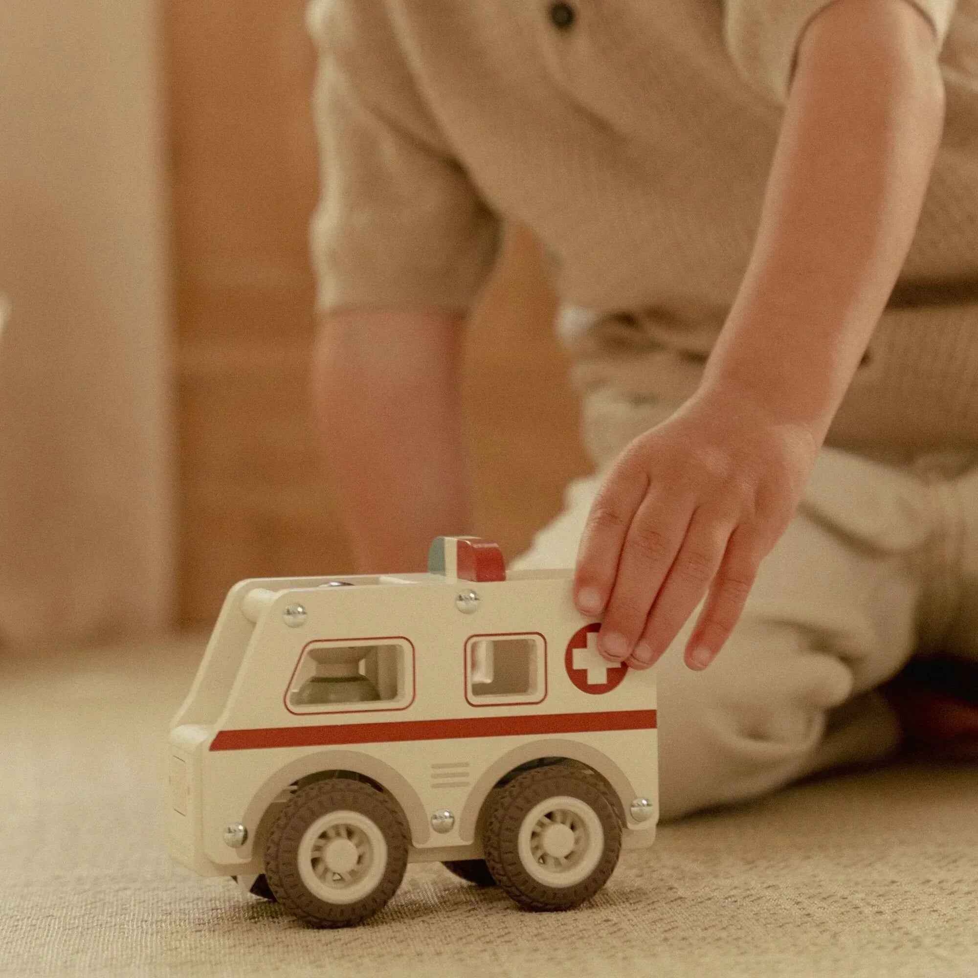 Little Dutch® Wooden Ambulance - Image 6