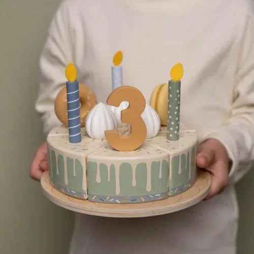 Little Dutch® Wooden birthday cake Blue - Image 6