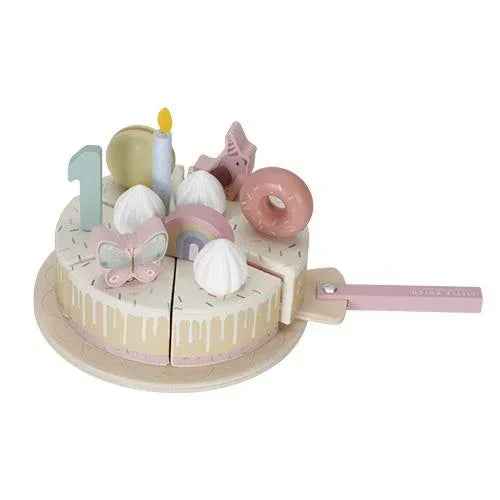Little Dutch® Wooden birthday cake Pink - Image 2