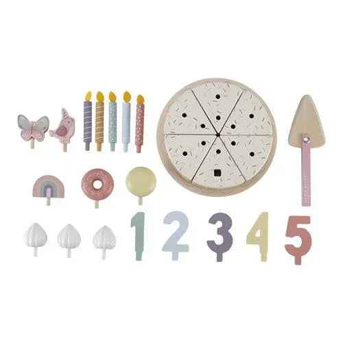 Little Dutch® Wooden birthday cake Pink - Image 3