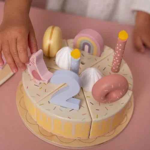 Little Dutch® Wooden birthday cake Pink - Image 5