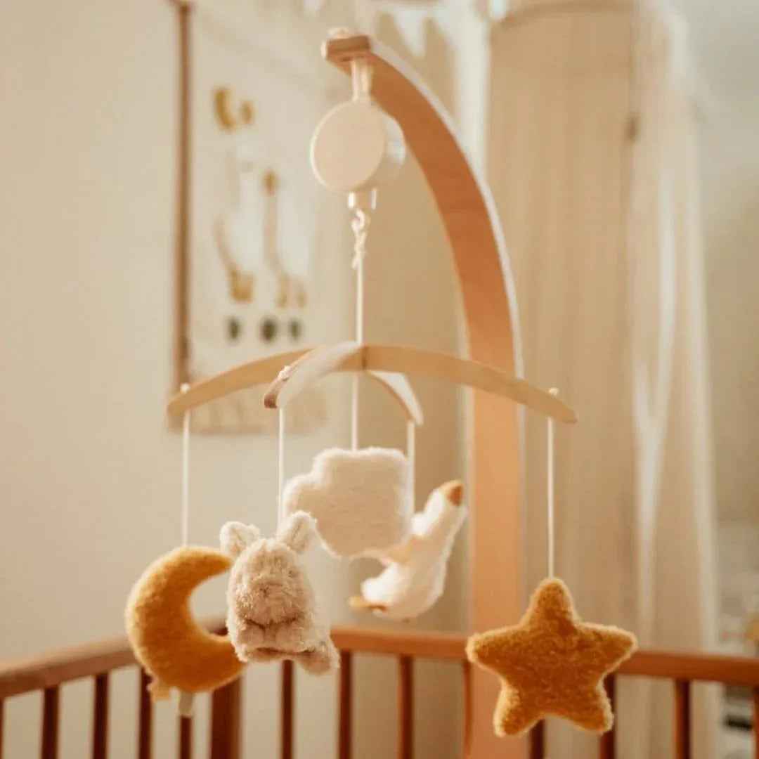Little Dutch® Wooden music mobile Newborn Naturals - Image 2