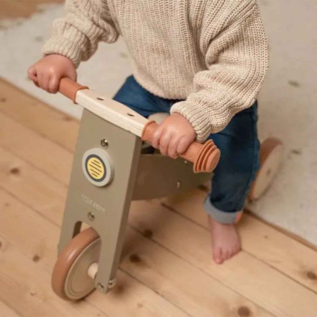 Little Dutch® Wooden tricycle Olive (1-3Y) - Image 6