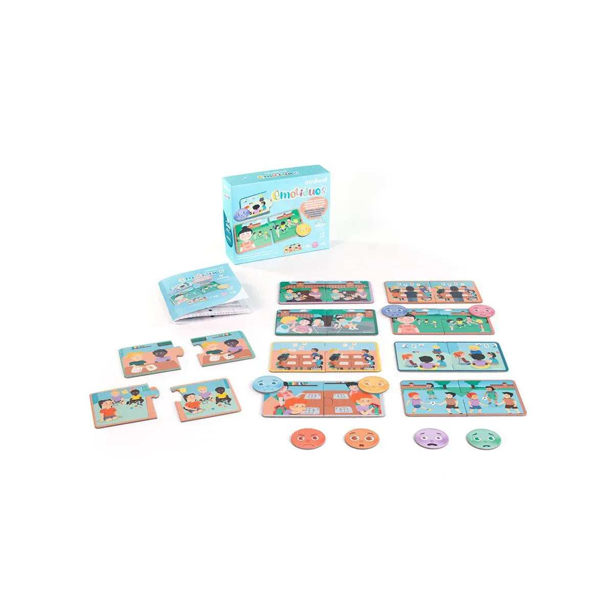 Miniland® Board game against bullying "Emotiduos"
