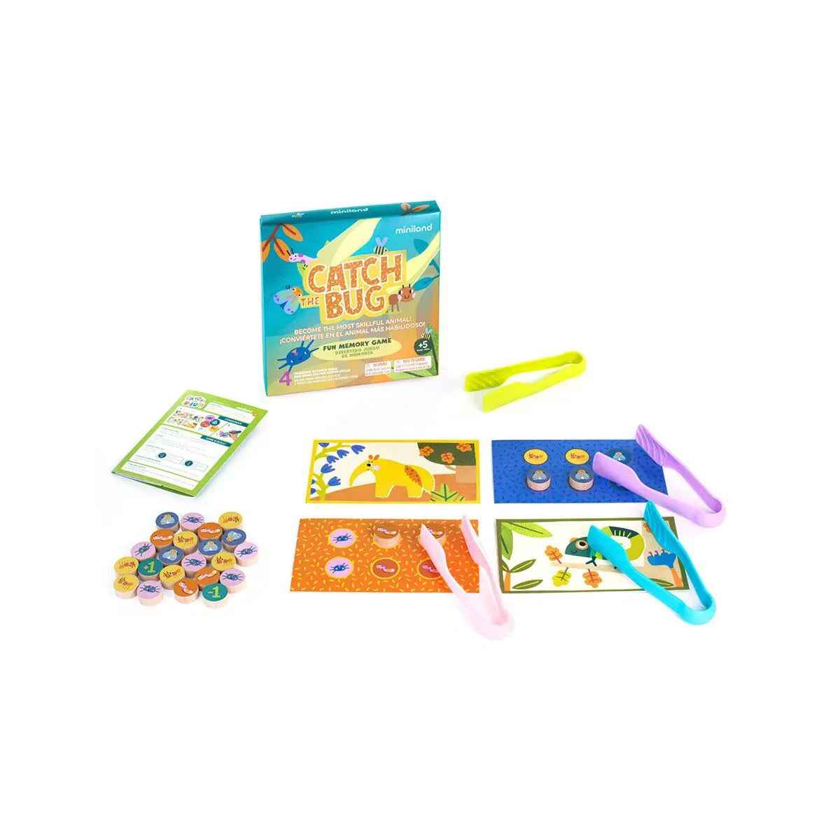 Miniland® Educational board game Catch the Bug