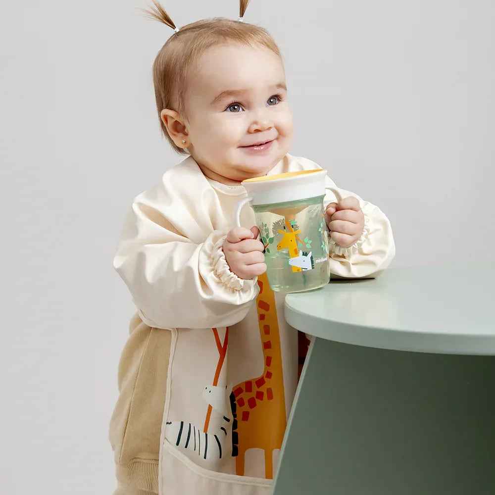 Miniland® Long-sleeved bib Jungle   - Image 5
