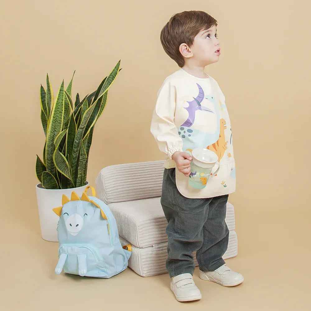 Miniland® Long-sleeved bib Jurassic   - Image 4