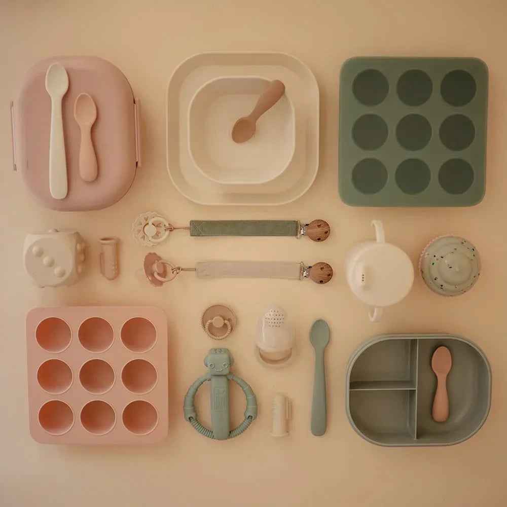Mushie® Baby Food Freezer Tray​ Blush - Image 4