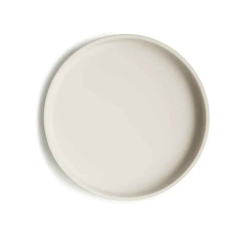Mushie® Classic Silicone Plate - Ivory