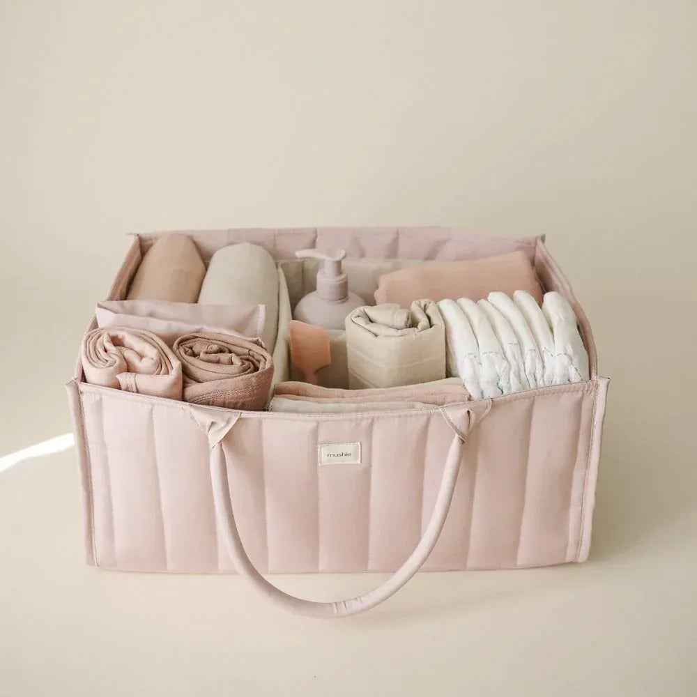 Mushie® Diaper Caddy Blush - Image 2