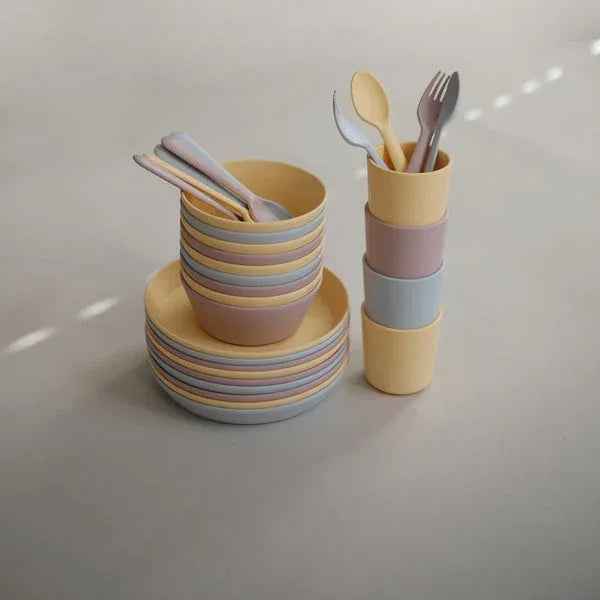Mushie® Fork & Spoon Powder Blue - Image 2