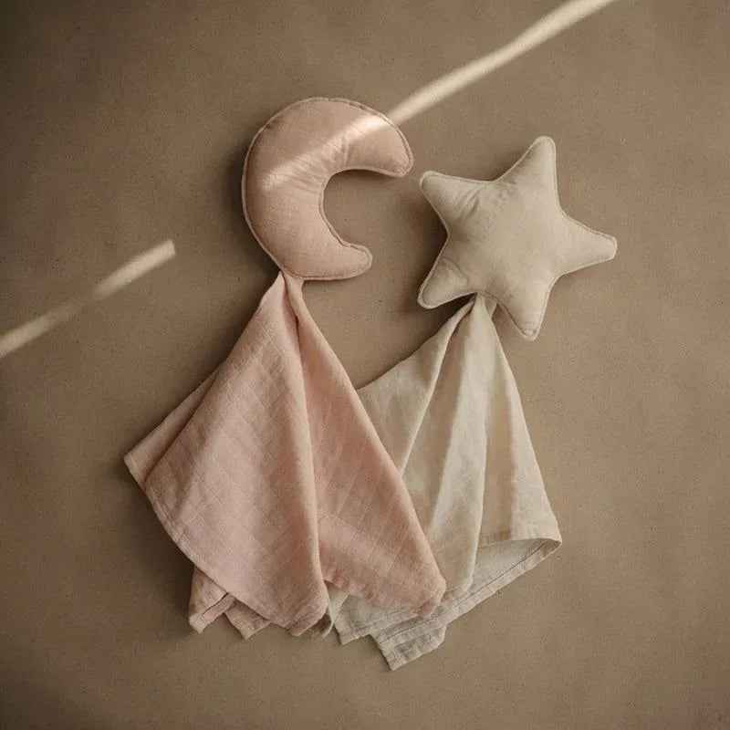 Mushie® Lovey Blanket Moon Blush - Image 4