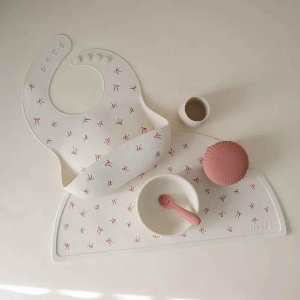Mushie® Silicone Bib Bows - Image 5