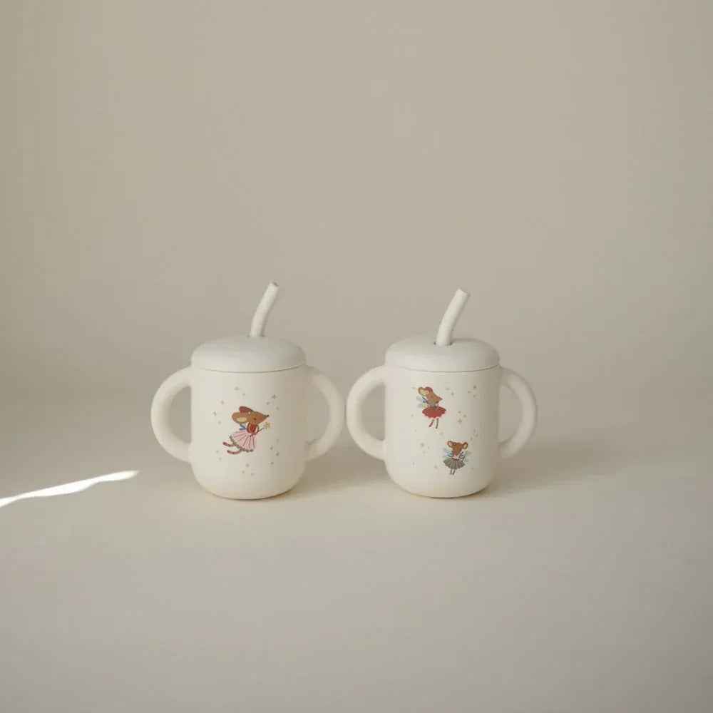 Mushie® Silicone Training Cup Fairy Mice - Image 2