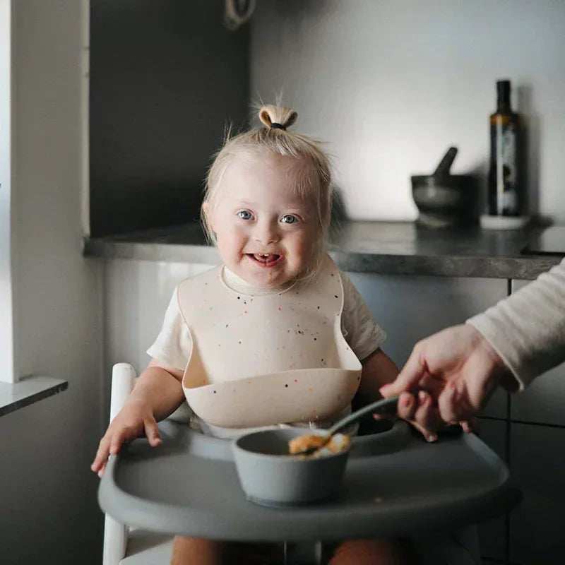 Mushie® Silicone Feeding Spoons Cambridge Blue/Shifting Sand - Image 3
