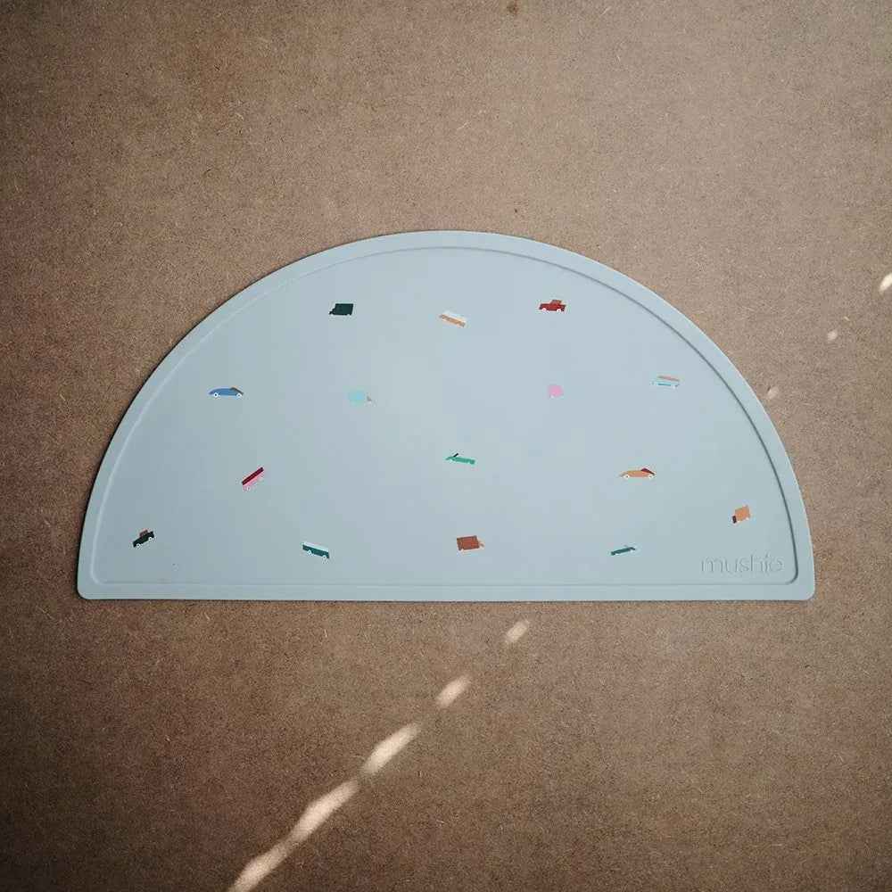 Mushie® Silicone Mat Retro Cars - Image 2
