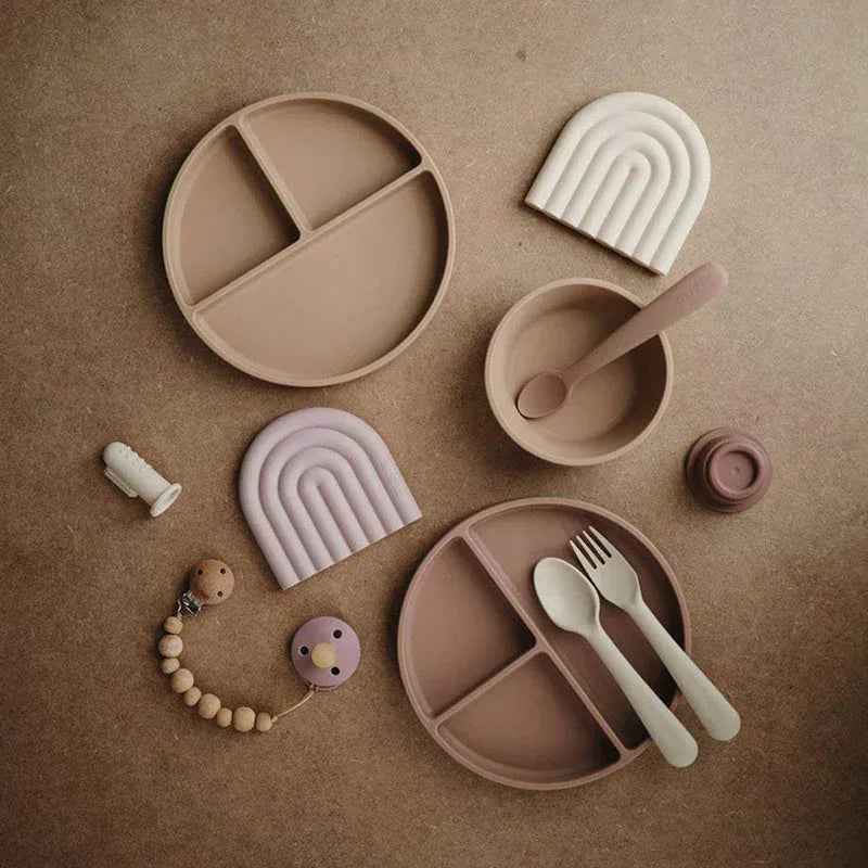 Mushie® Silicone Plate Stone - Image 4