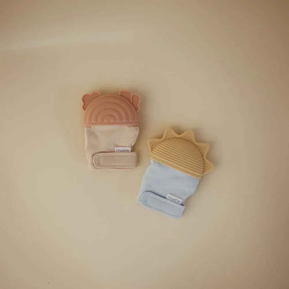 Mushie® Teething Mitten​ - Sun - Image 3
