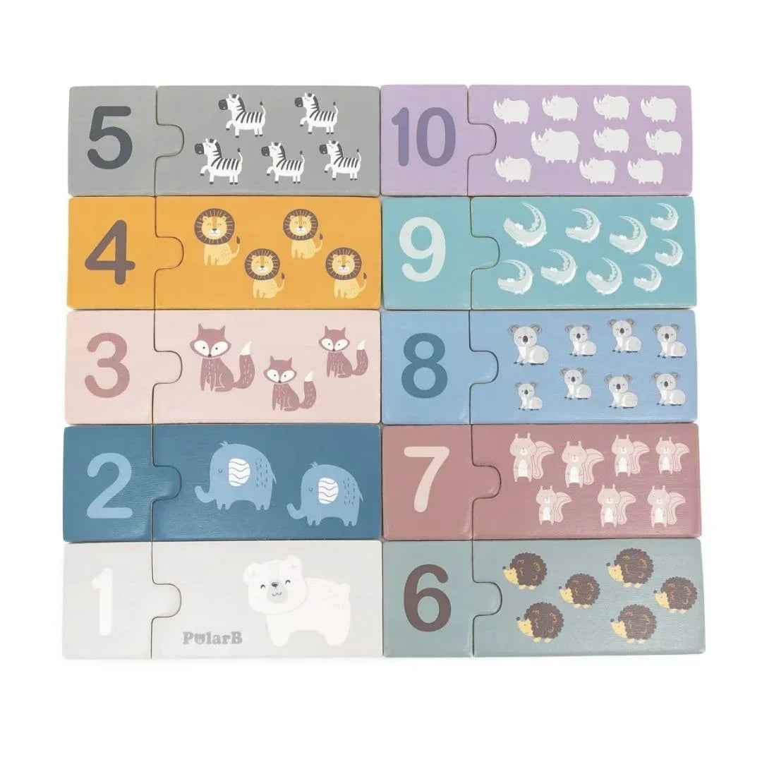 PolarB® Wooden Puzzle Numbers - Image 3