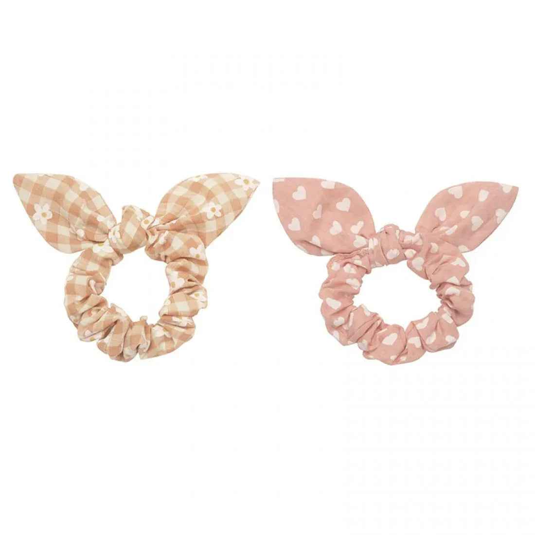 Rockahula® Scrunchie Hair Elastics Daisy Gingham Bunny Ears - Image 3
