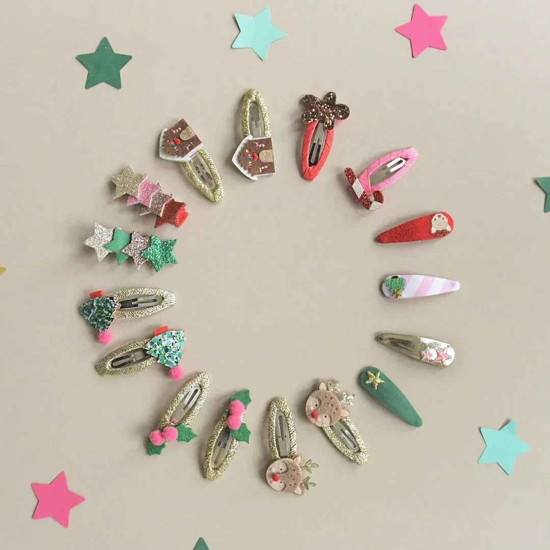 Rockahula® Set of 2 Clips Jolly Glitter Star  - Image 2