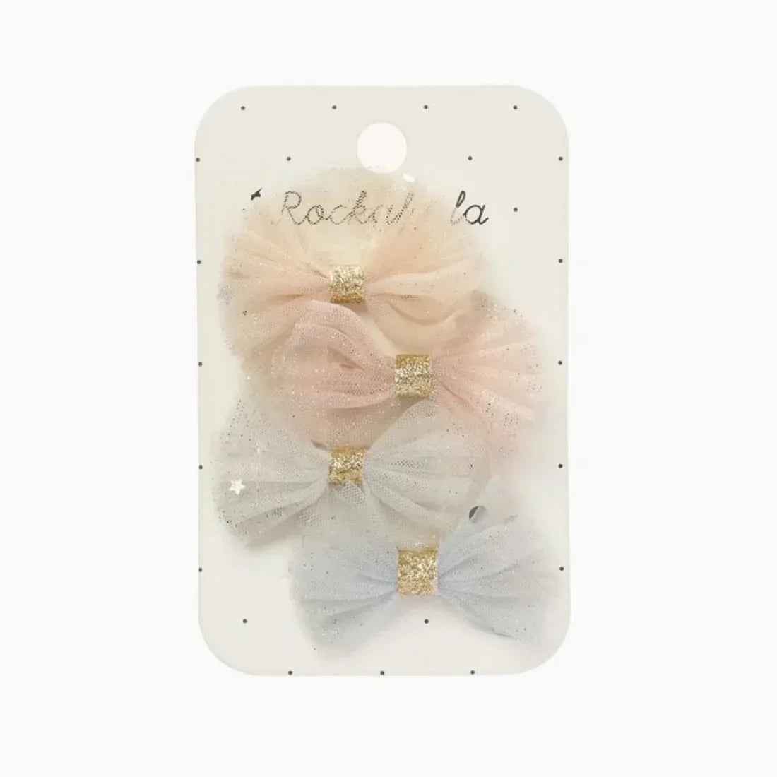 Rockahula® Set of Clips Sparkle Tulle Mini Bow