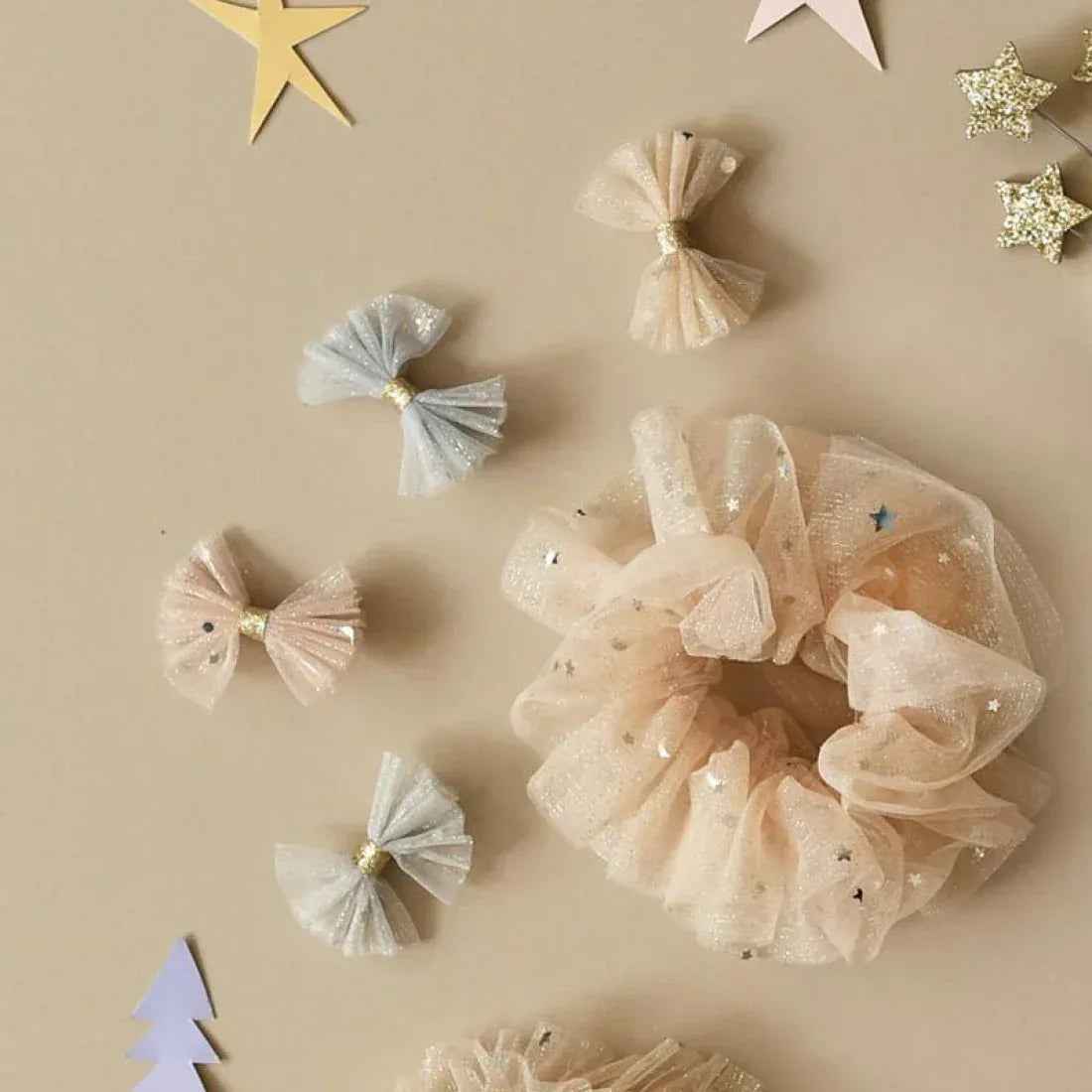 Rockahula® Set of Clips Sparkle Tulle Mini Bow - Image 2