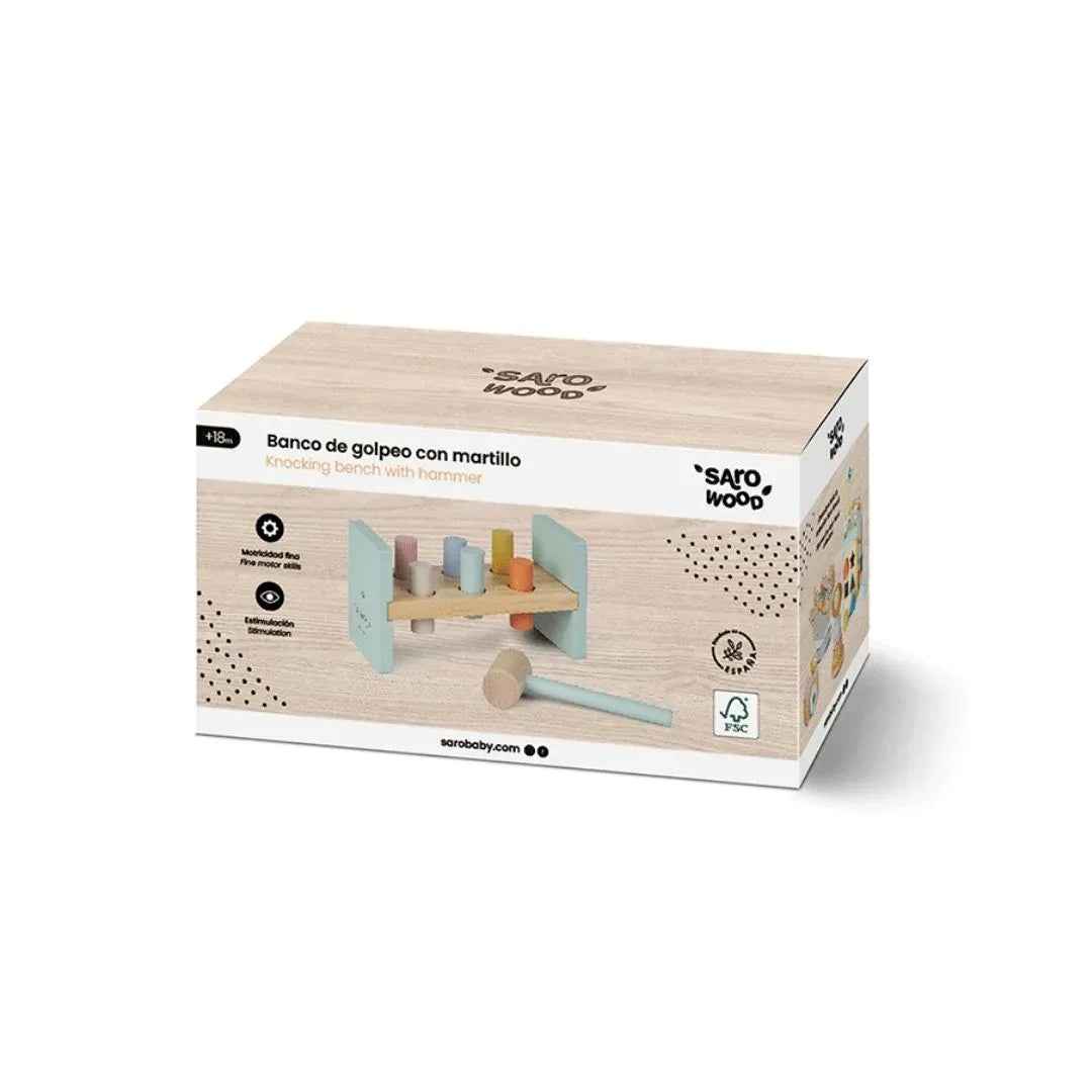 Saro Baby® Knocking bench with hammer - Image 5