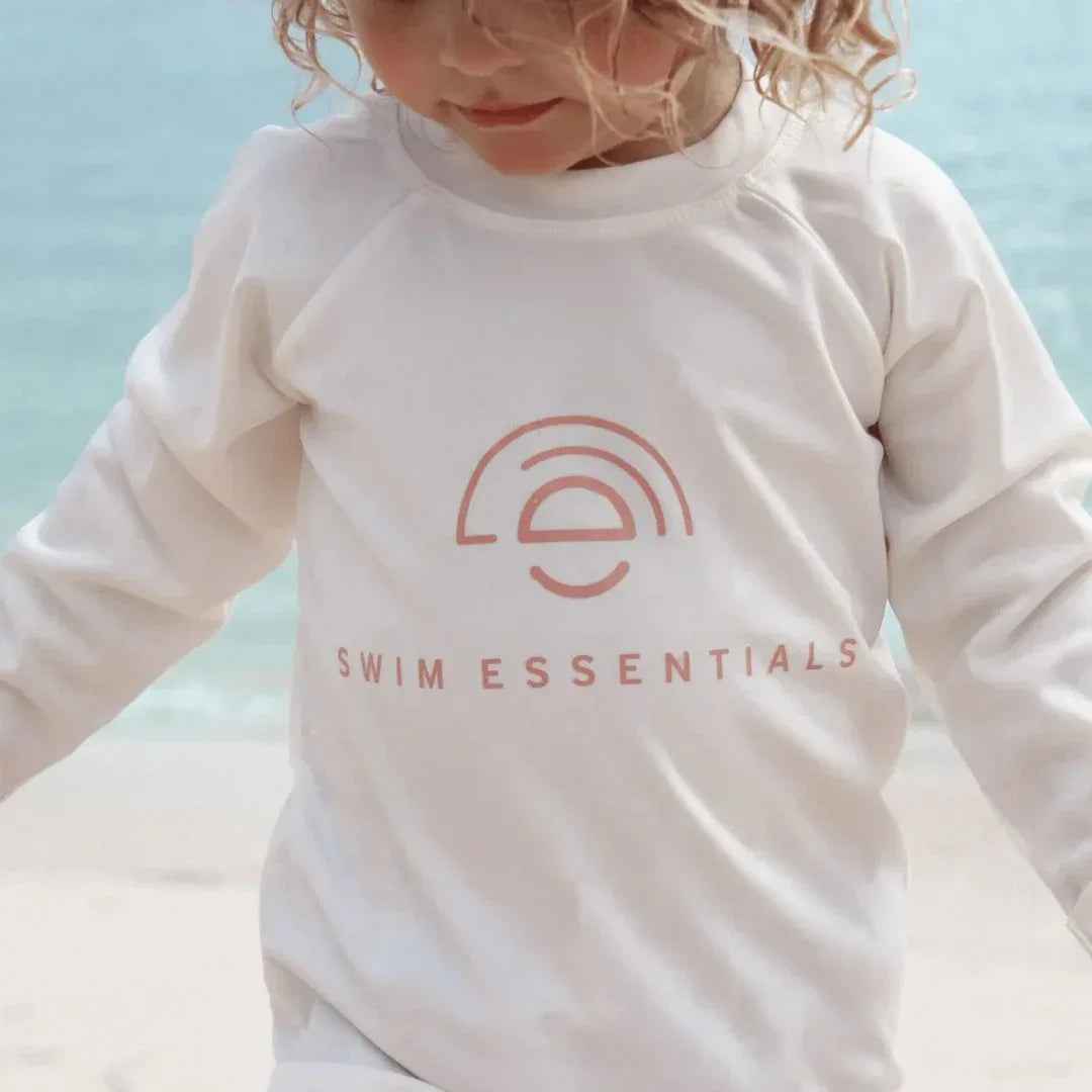 Swim Essentials® Swim T-shirt long sleeves White - Image 3
