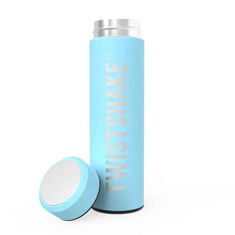Twistshake Hot Or Cold Insulated Bottle 420ml Pastel Blue - Image 5
