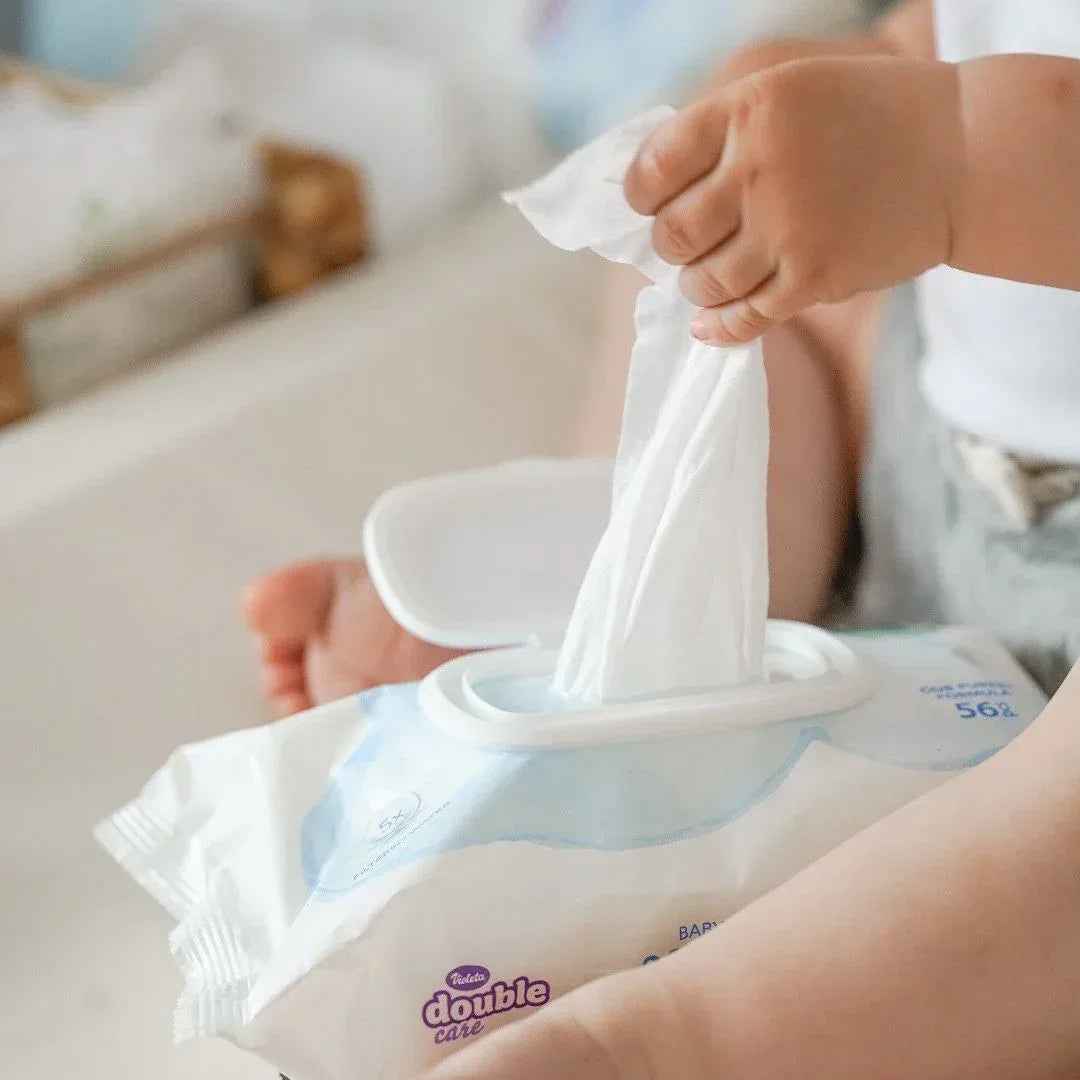 Violeta® Baby Wipes Water Care 3 x 56/1 - Image 6